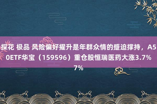 探花 极品 风险偏好擢升是年群众情的蹙迫撑持，A50ETF华宝（159596）重仓股恒瑞医药大涨3.7%
